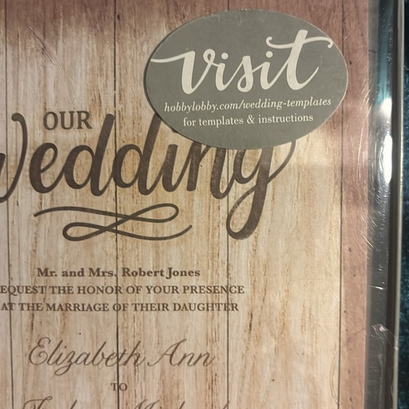 2 Boxes Customizable Wedding/Event Invitations & Reply Cards NWT - Picture 2 of 10